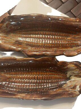 Handmade Ceramic Kitchen Set by Shelley (Chilliwack) – Sugar Jar & Corn Dishes